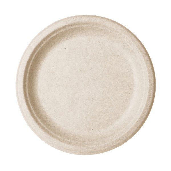 Vegware Nourish 9in Plate, Natural Molded Fiber (QTY:500)