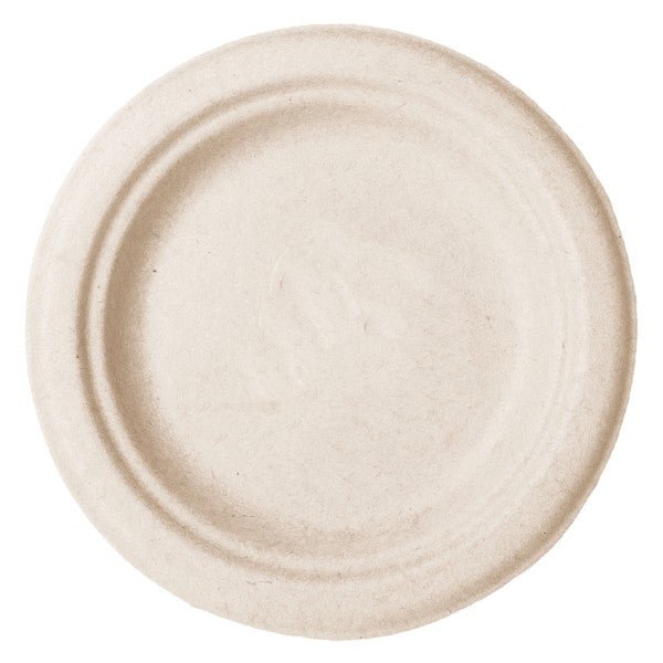Vegware Nourish 6in Plate, Natural Molded Fiber (QTY:1000)