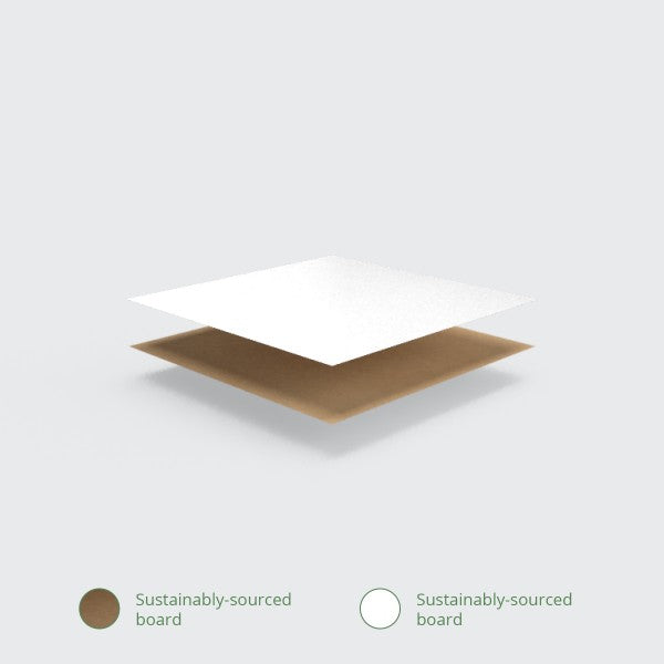 Vegware Standard Carry Pack with Handles – Compostable Cardboard Food Box (QTY 125), SKU VWCPS