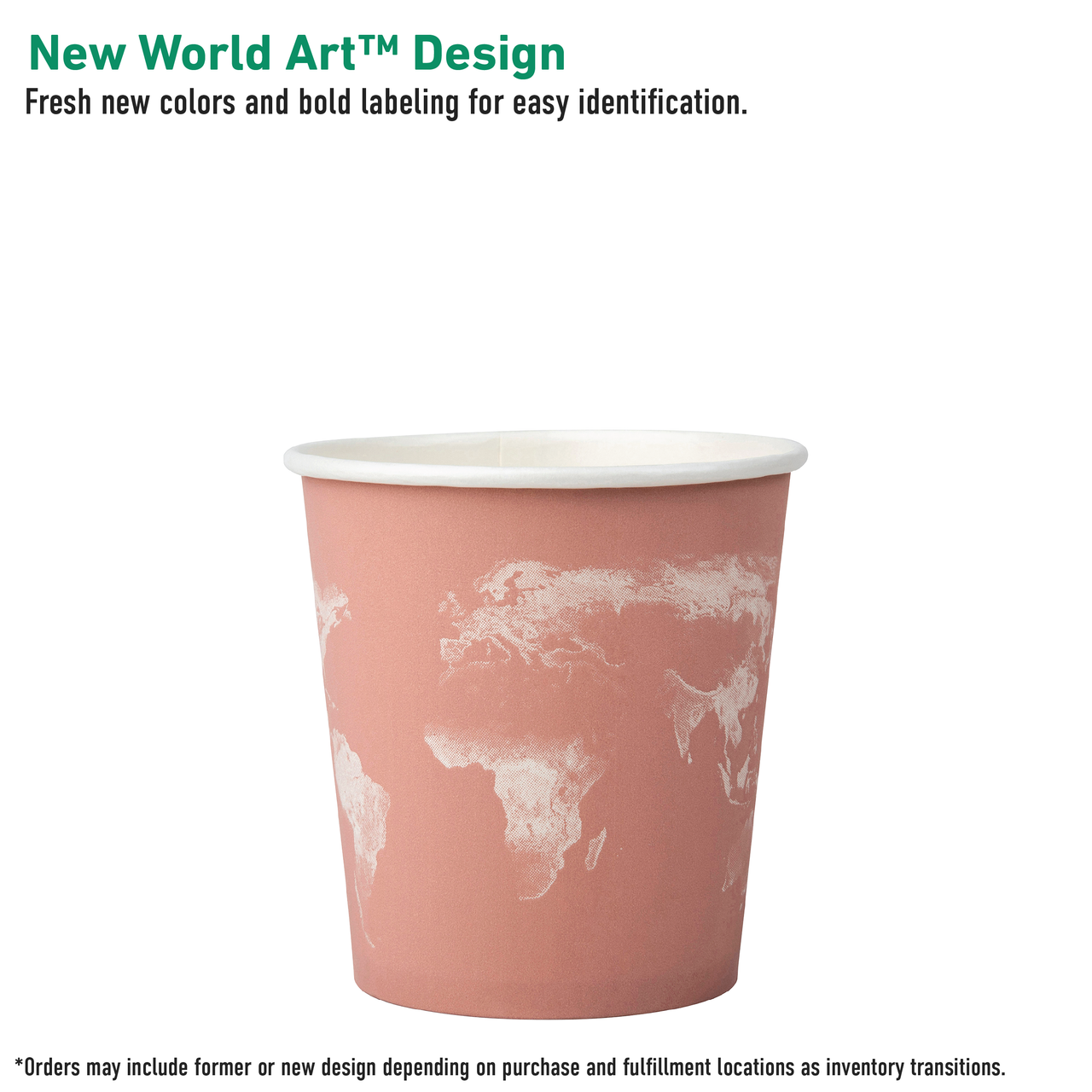 Eco-Products World Art Renewable & Compostable Hot Cups 10oz (QTY 1000), SKU EP-BHC10-WA