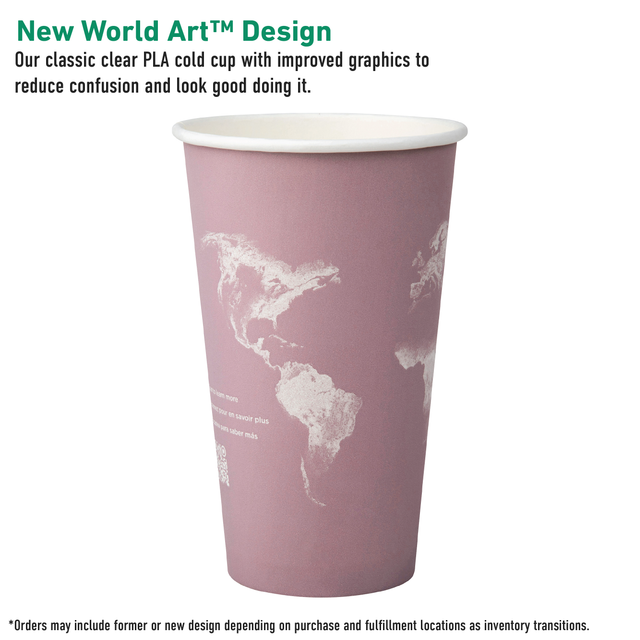 Eco-Products World Art Renewable & Compostable Hot Cups 16oz (QTY 1000), SKU EP-BHC16-WA