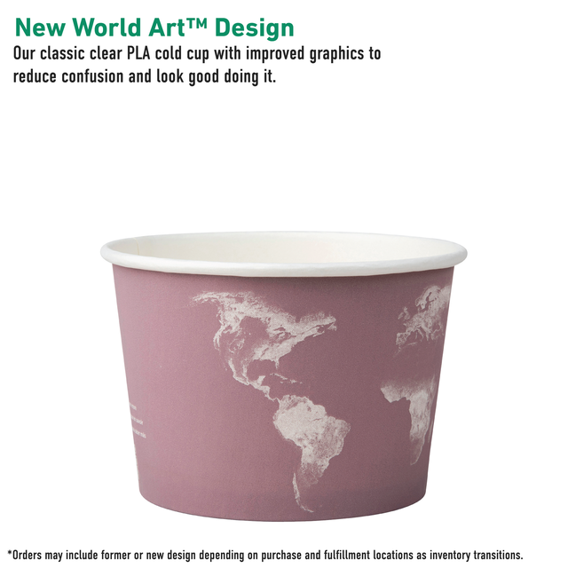 Eco-Products World Art Compostable Food Containers 16oz (QTY 500), SKU EP-BSC16-WA