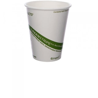 GreenStripe Compostable Hot Cups - 8 oz. (QTY:1000)