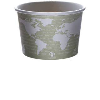 World Art Compostable Soup Containers - 16 oz. (QTY:500)