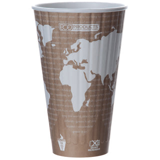 World Art Compostable Insulated Hot Cups - 20 oz. (QTY:600)