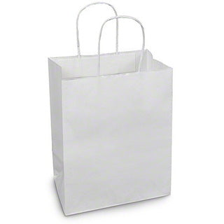 BAG SHOPPER TEMPO 8x4.5x10.25 60LB WHITE (QTY:250)