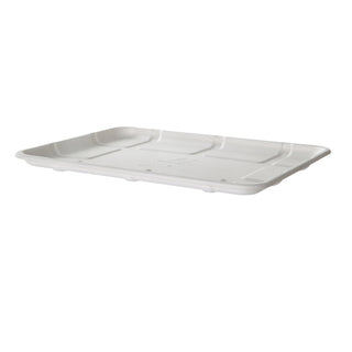 Compostable Sugarcane Meat & Produce Trays - 10.52 x 8.5 x 0.56in (Size 8S) (QTY:300)