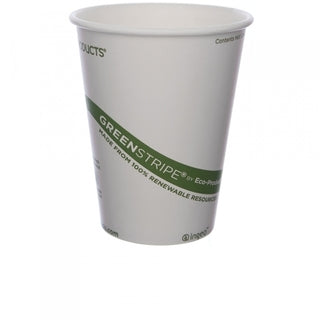 GreenStripe Compostable Hot Cups - 12 oz. (QTY:1000)