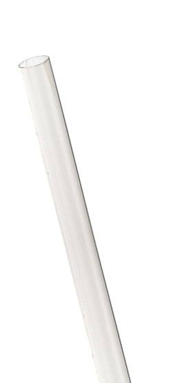 7.75" PLA Straw, Clear - Unwrapped - 5mm diameter (QTY:9600)