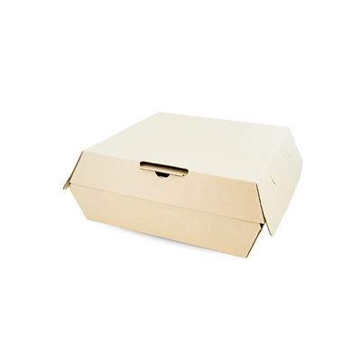 BOX MEAL 8x8x3.5 KRAFT VENTED (QTY:110)