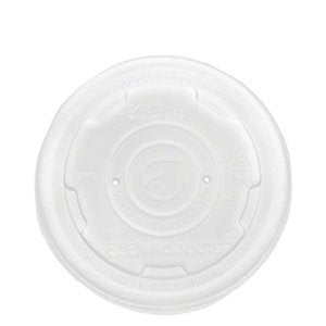 EcoLid Compostable Soup Cup Lids - Fits 8-10 oz. Soup Containers (QTY:1000)