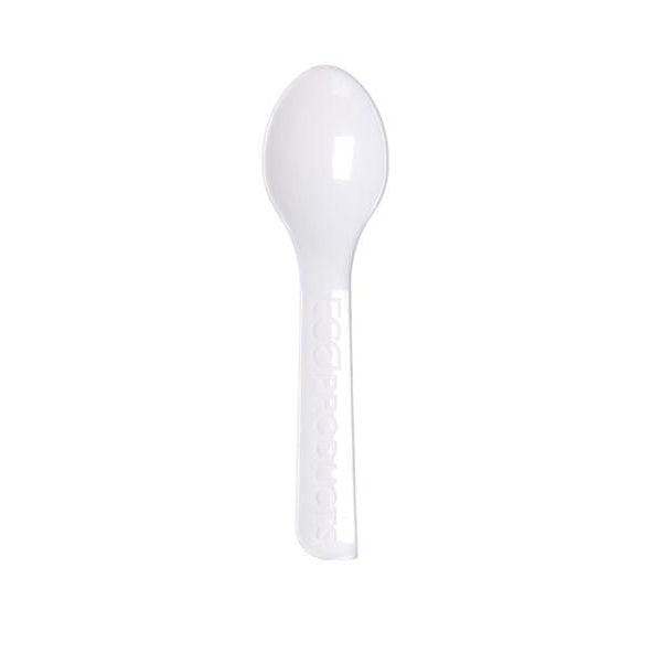 Compostable Taster Spoon- 3" - White (QTY:2000)