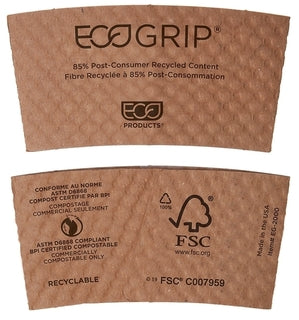 EcoGrip Recycled Coffee Jacket (QTY:1300)