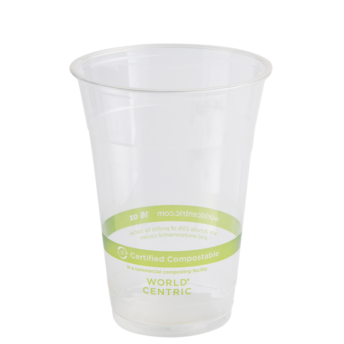 World Centric, 16 oz Compostable Cold Cup (QTY:1000)