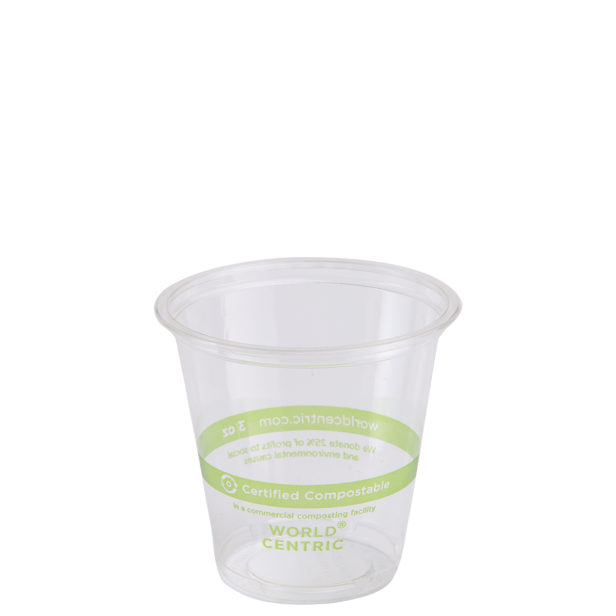 World Centric, 3 oz Compostable Cold Cup (QTY:2500)
