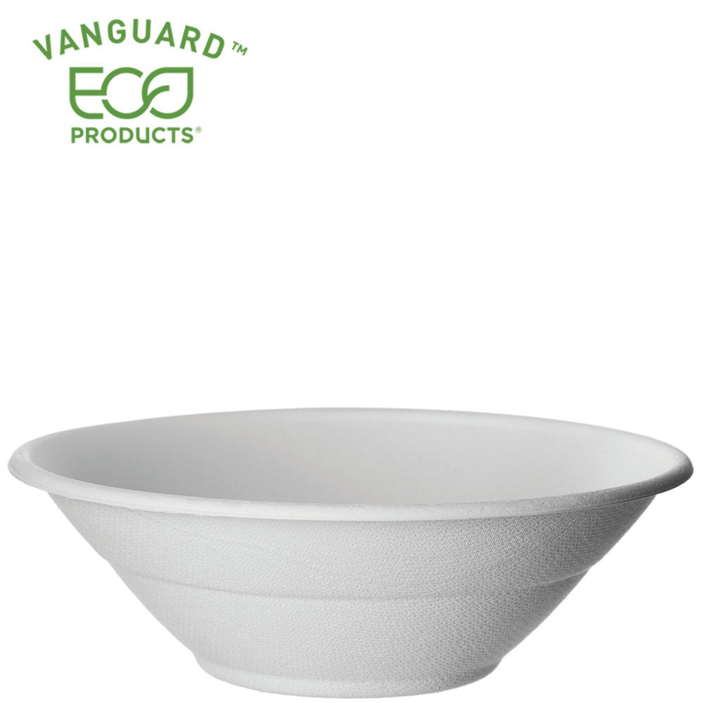 Vanguard Renewable & Compostable Sugarcane Bowls - 32oz. (qty:400)