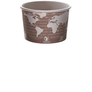 World Art Compostable Soup Containers - 8 oz. (QTY:1000)