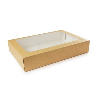 Large platter box and insert (17.7 x 12.2 x 3.2in) (QTY:25)